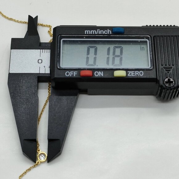 Authentic Tiffany and Co. Necklace By the yard Peretti Natural Diamond mn650-111 - Picture 9 of 10